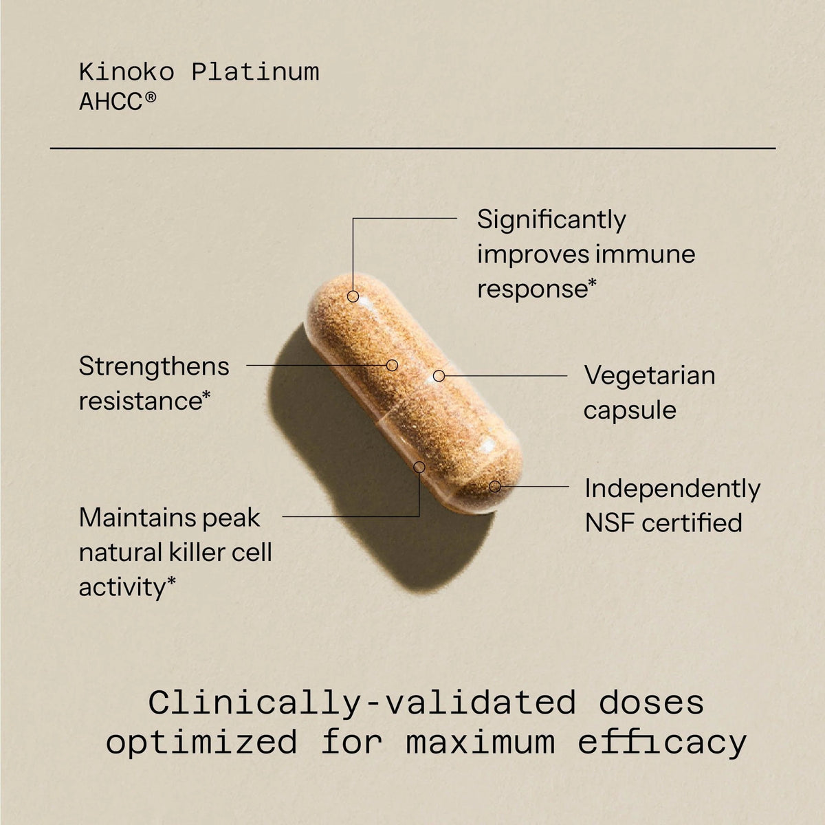 AHCC® - Kinoko® Platinum QUALITYOFLIFE