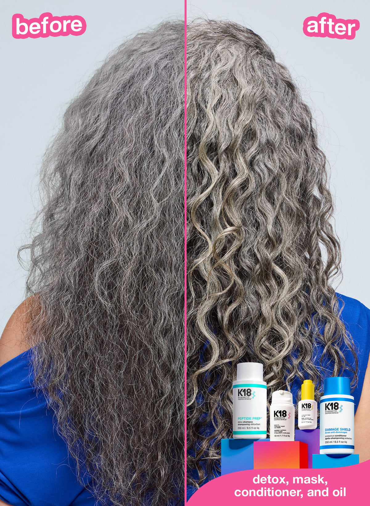 Full-Size Leave-In Molecular Repair Hair Mask 50mL K18Hair